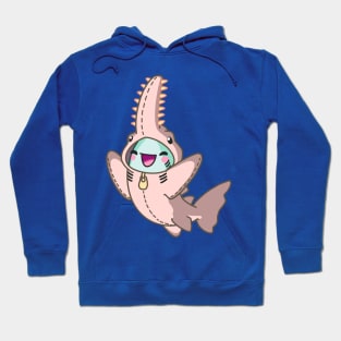 Byte's Costume: Sawfish Hoodie